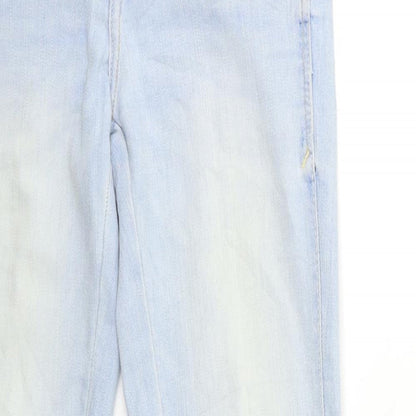 Bershka Womens Blue  Denim Skinny Jeans Size 6 L28 in