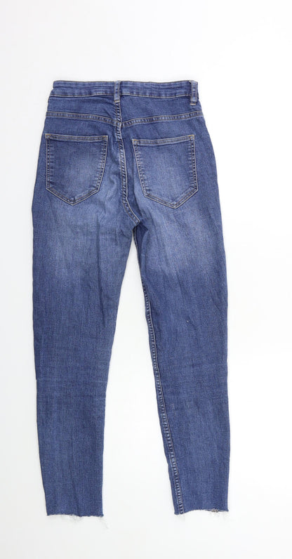 Womens UK Size 6 H&M Regular Fit Skinny Blue Jeans