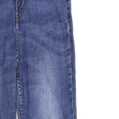 Womens UK Size 6 H&M Regular Fit Skinny Blue Jeans