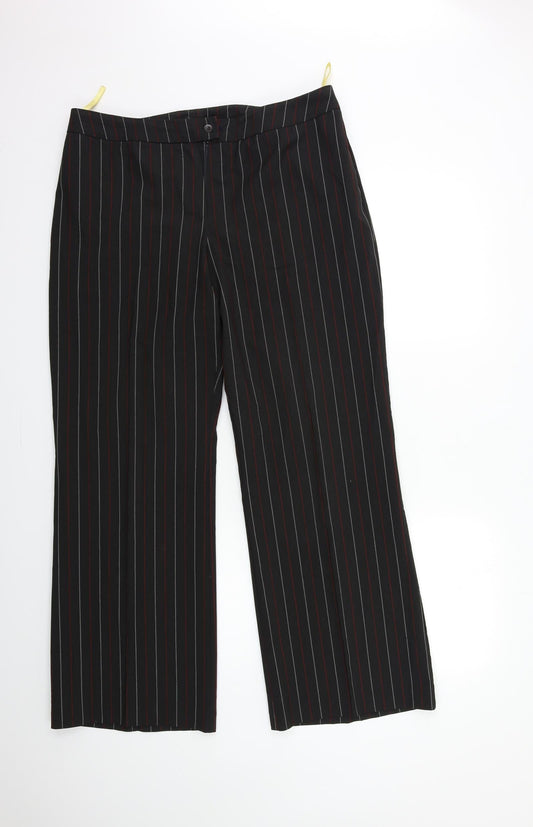 Womens UK Size 36 in Preworn Regular Fit  Black Trousers