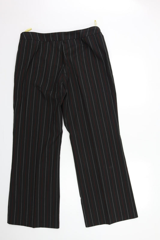 Womens UK Size 36 in Preworn Regular Fit  Black Trousers