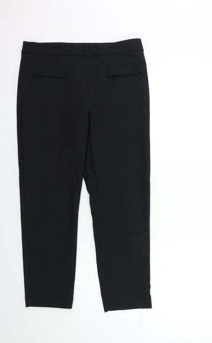 Mango Womens Black   Trousers  Size 10 L25 in