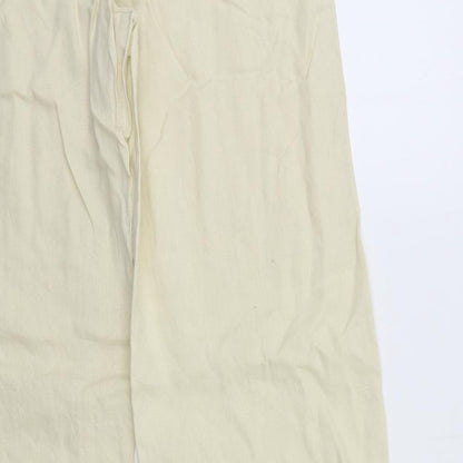 Womens UK Size 14 H&M Regular Fit  Beige Trousers
