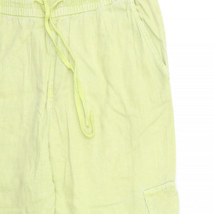Womens UK Size 14 Principles Regular Fit  Green Trousers
