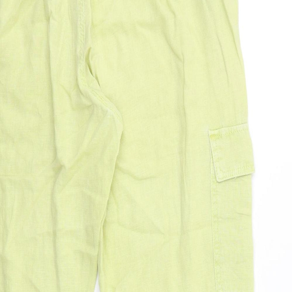 Womens UK Size 14 Principles Regular Fit  Green Trousers