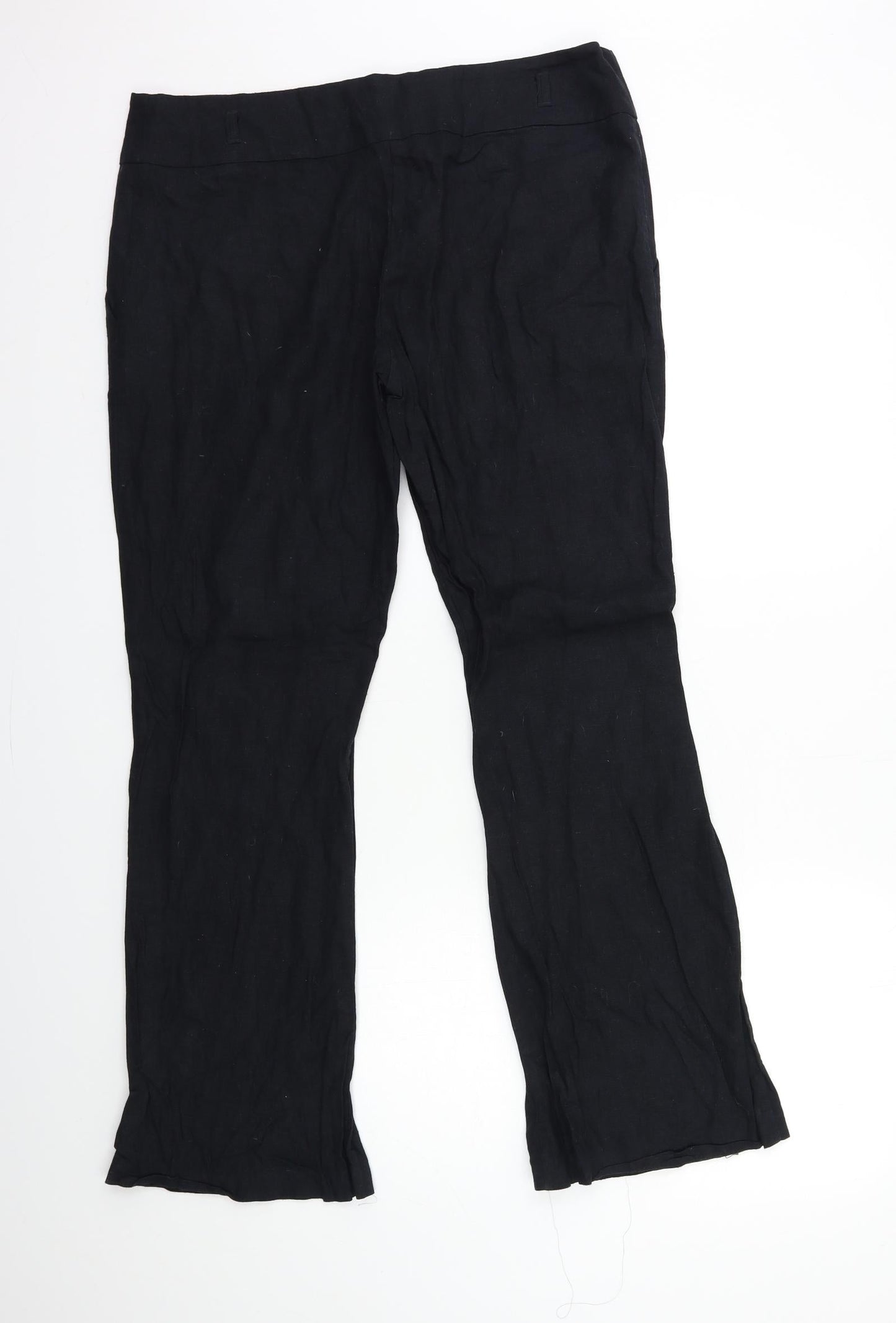 George Womens Black   Trousers  Size 14 L30 in
