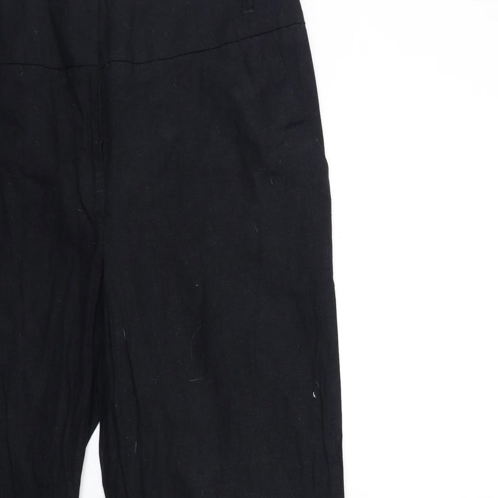 George Womens Black   Trousers  Size 14 L30 in