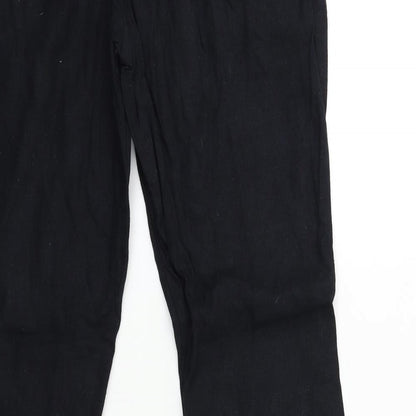 George Womens Black   Trousers  Size 14 L30 in