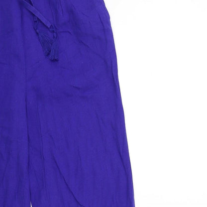 Cache Cache Womens Blue   Trousers  Size 8 L29 in