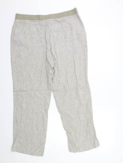 Maine Womens Grey   Trousers  Size 16 L29 in