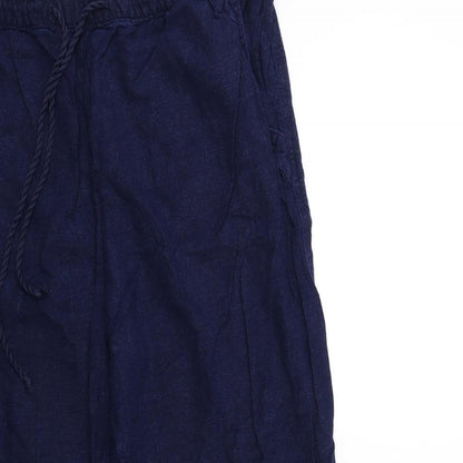Womens UK Size 14 Papaya Regular Fit  Blue Trousers