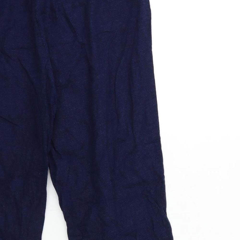 Womens UK Size 14 Papaya Regular Fit  Blue Trousers