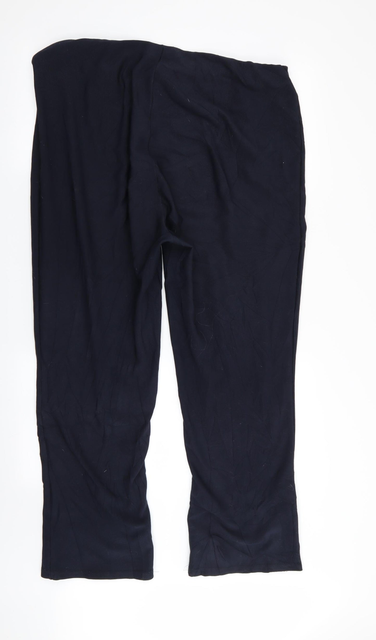 Womens UK Size 20 Preworn Regular Fit  Blue Trousers