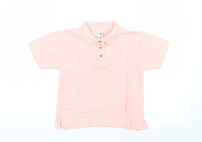 IDX Boys Pink   Basic Polo Size 7-8 Years