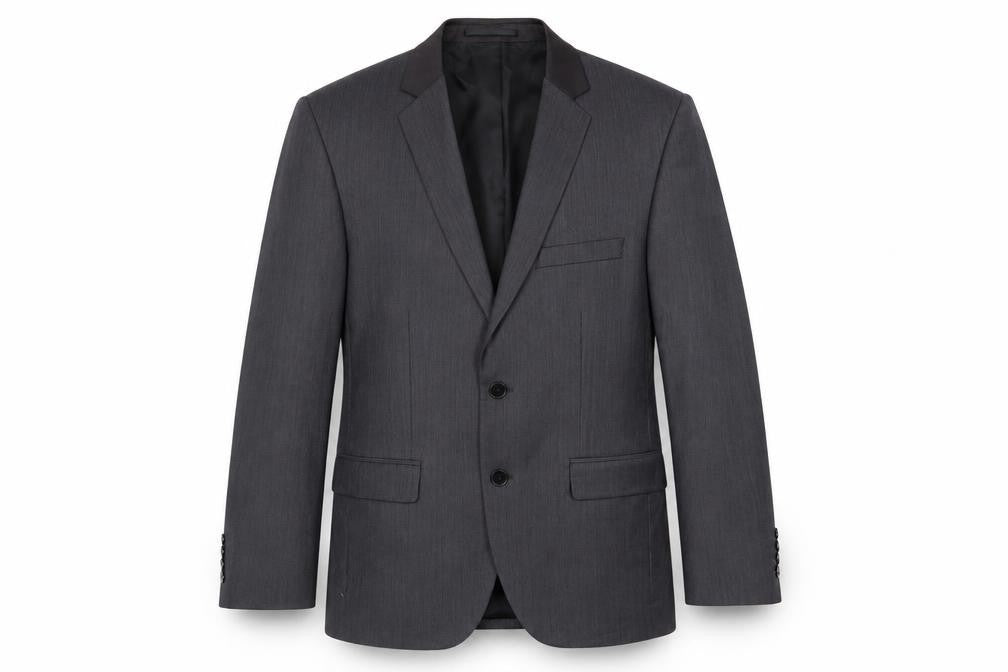 M&C Mens Black Striped  Jacket Blazer Size 46