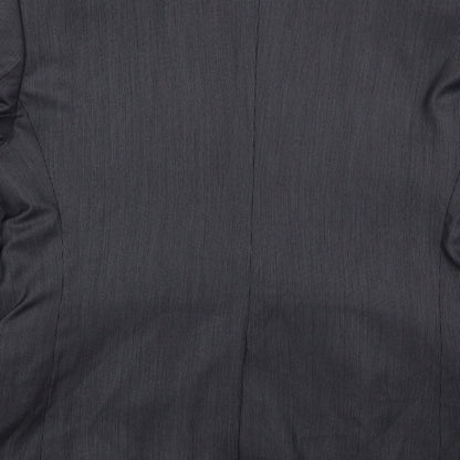 M&C Mens Black Striped  Jacket Blazer Size 46