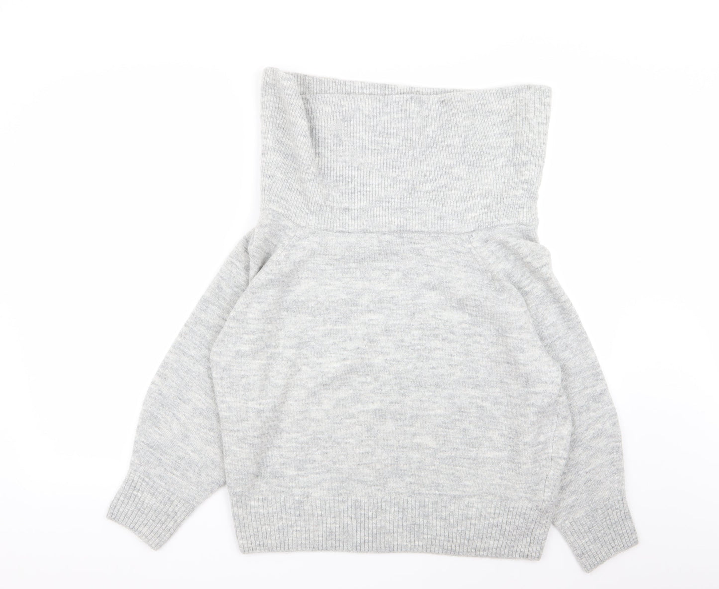 Womens UK Size XS H&M Grey Pullover Jumper