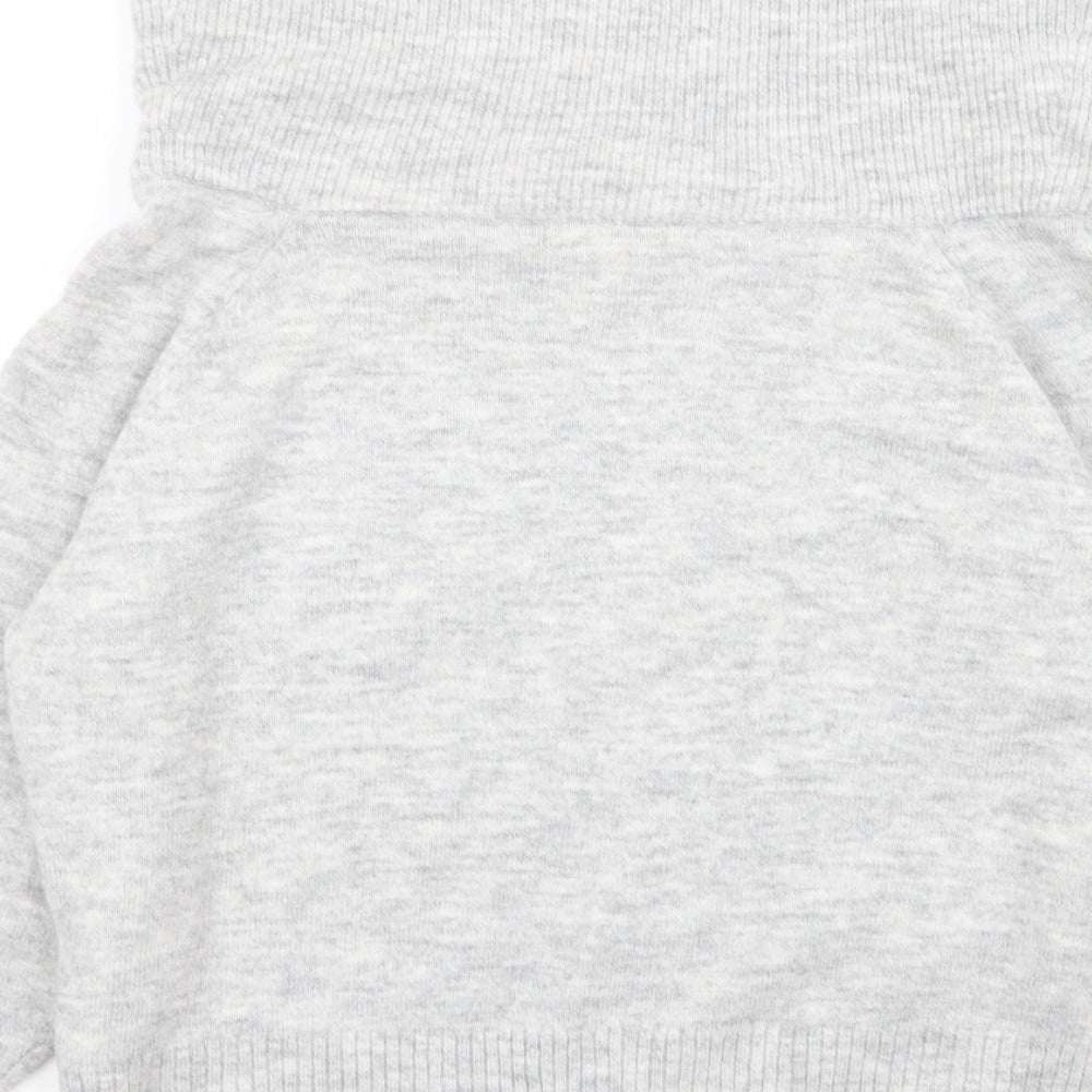 Womens UK Size XS H&M Grey Pullover Jumper