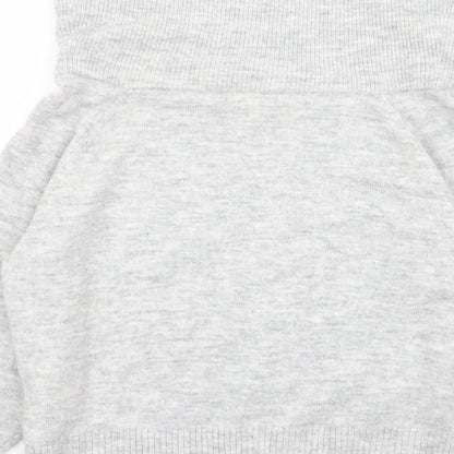 Womens UK Size XS H&M Grey Pullover Jumper