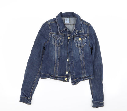Womens UK Size 6 H&M Blue Jacket