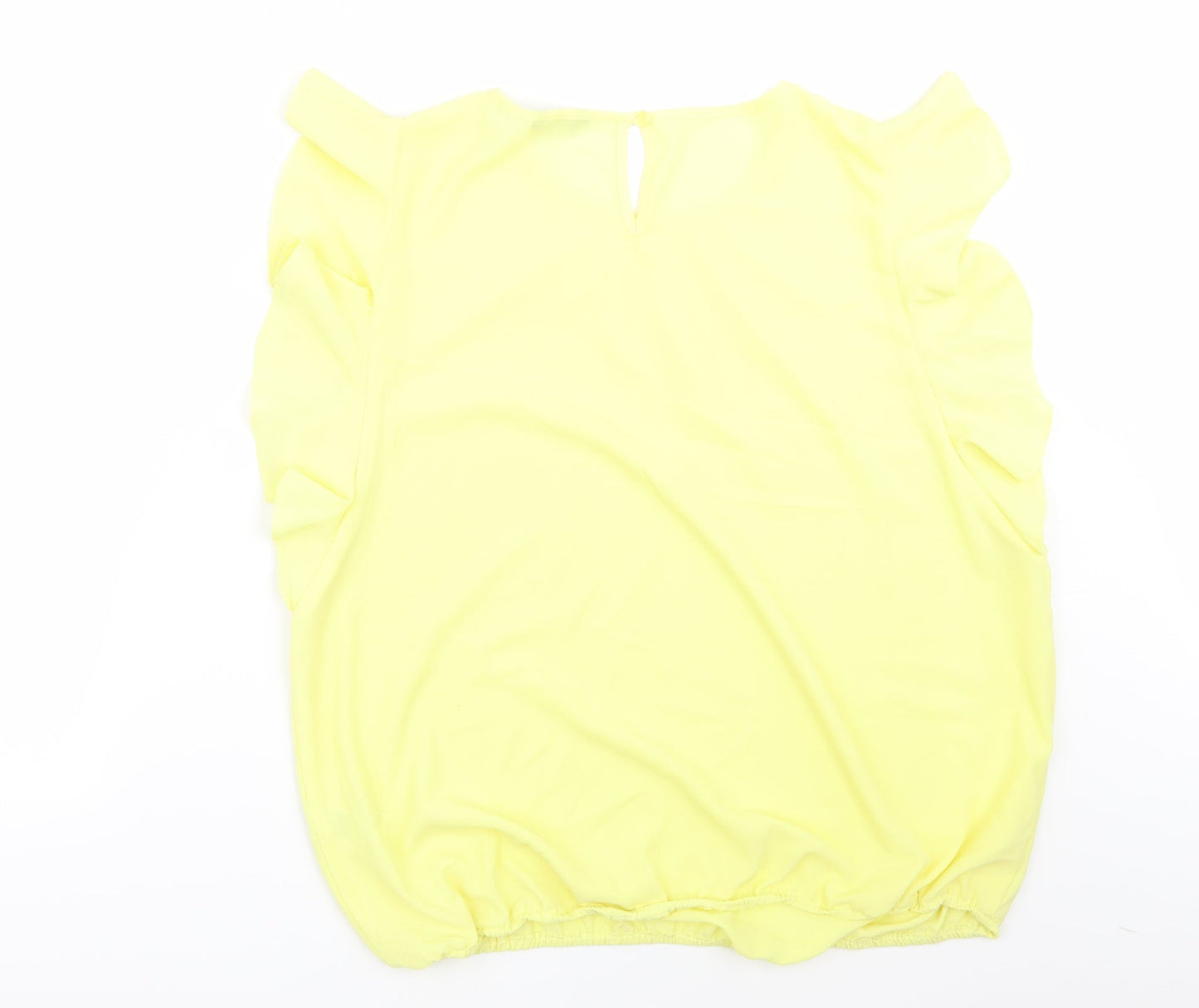 F&F Womens Yellow   Basic Blouse Size 16