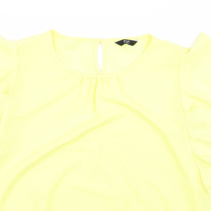 F&F Womens Yellow   Basic Blouse Size 16