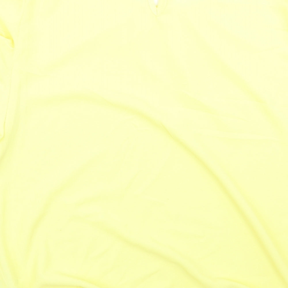 F&F Womens Yellow   Basic Blouse Size 16