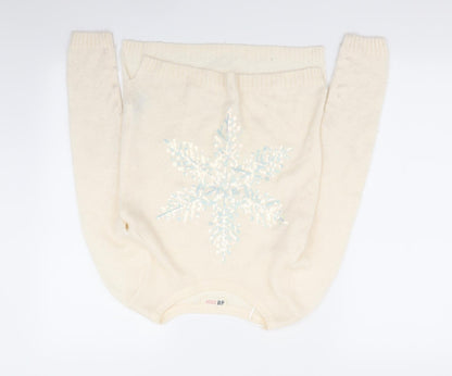 H&M Girls Beige   Pullover Jumper Size 11-12 Years