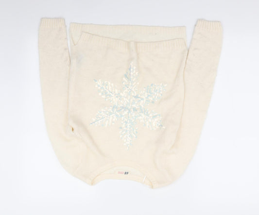 H&M Girls Beige   Pullover Jumper Size 11-12 Years