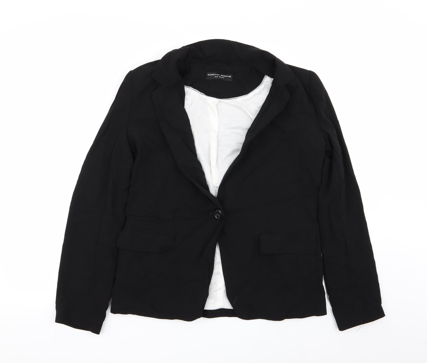Womens UK Size 10 Dorothy Perkins Black Jacket