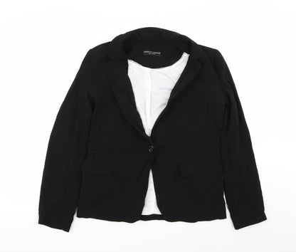 Womens UK Size 10 Dorothy Perkins Black Jacket