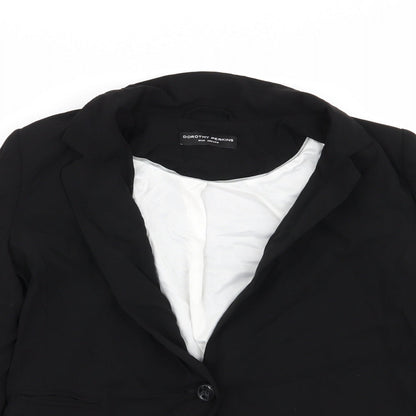Womens UK Size 10 Dorothy Perkins Black Jacket