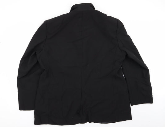 Asda George Mens Black   Jacket Blazer Size 46
