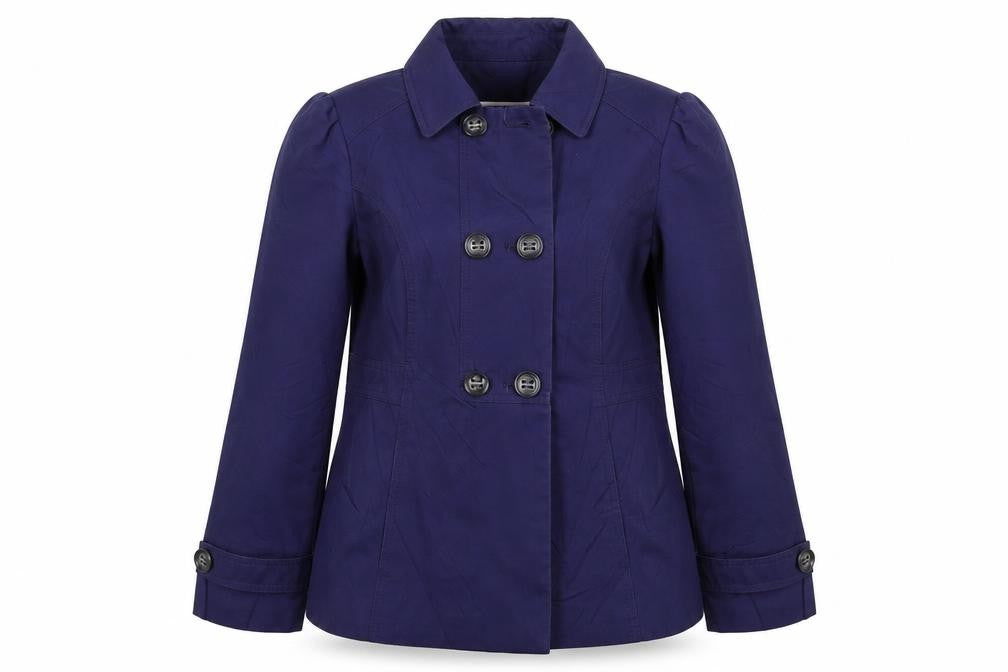 Womens UK Size 12 M&S Purple Overcoat
