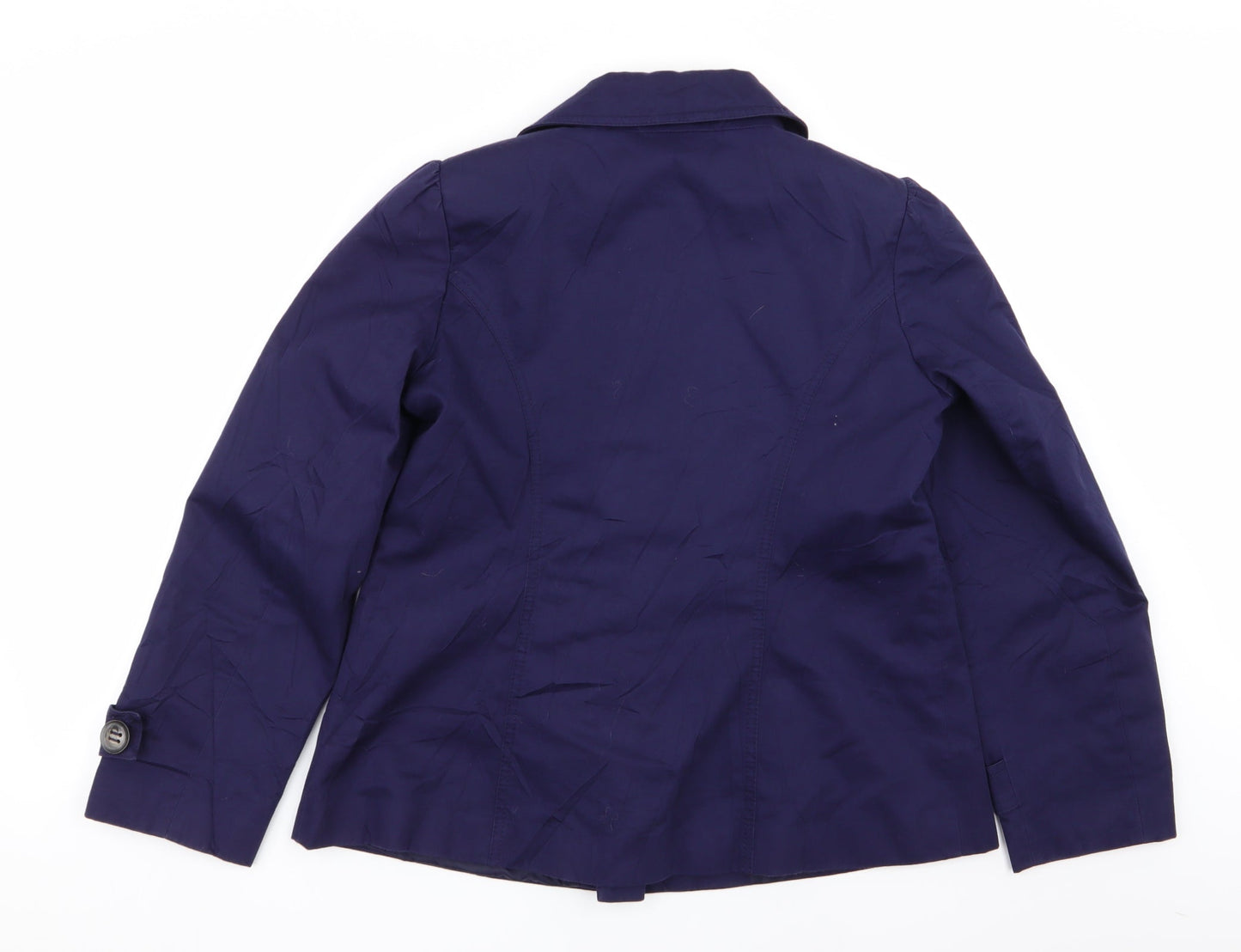 Womens UK Size 12 M&S Purple Overcoat