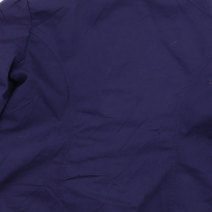 Womens UK Size 12 M&S Purple Overcoat