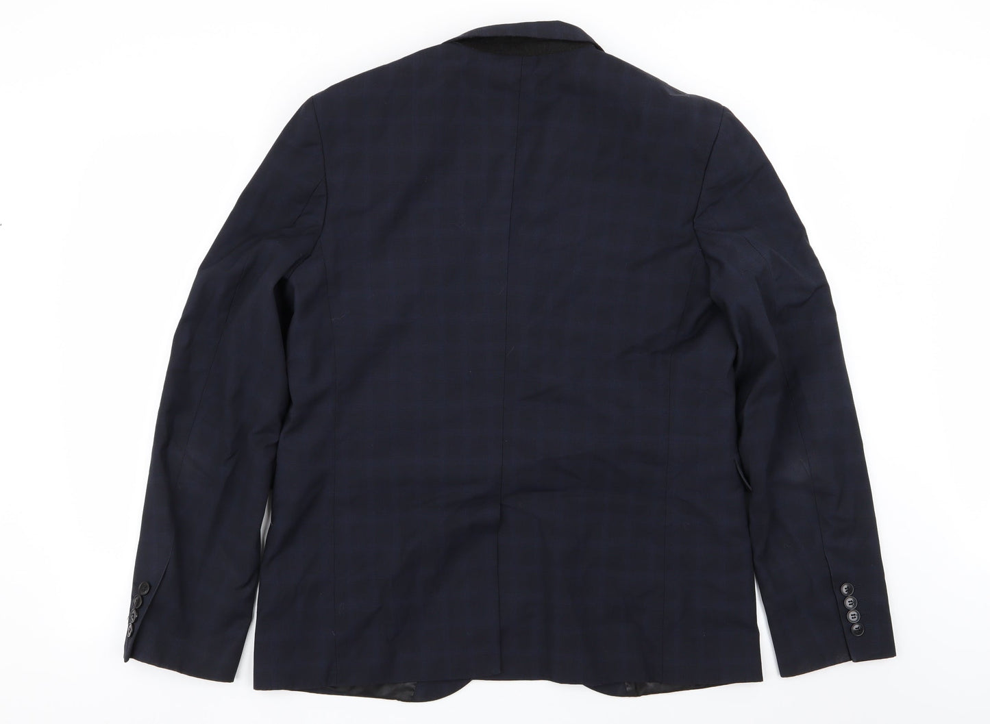 Mens UK Size 44 Cedar Wood State Regular Blue Suit Jacket