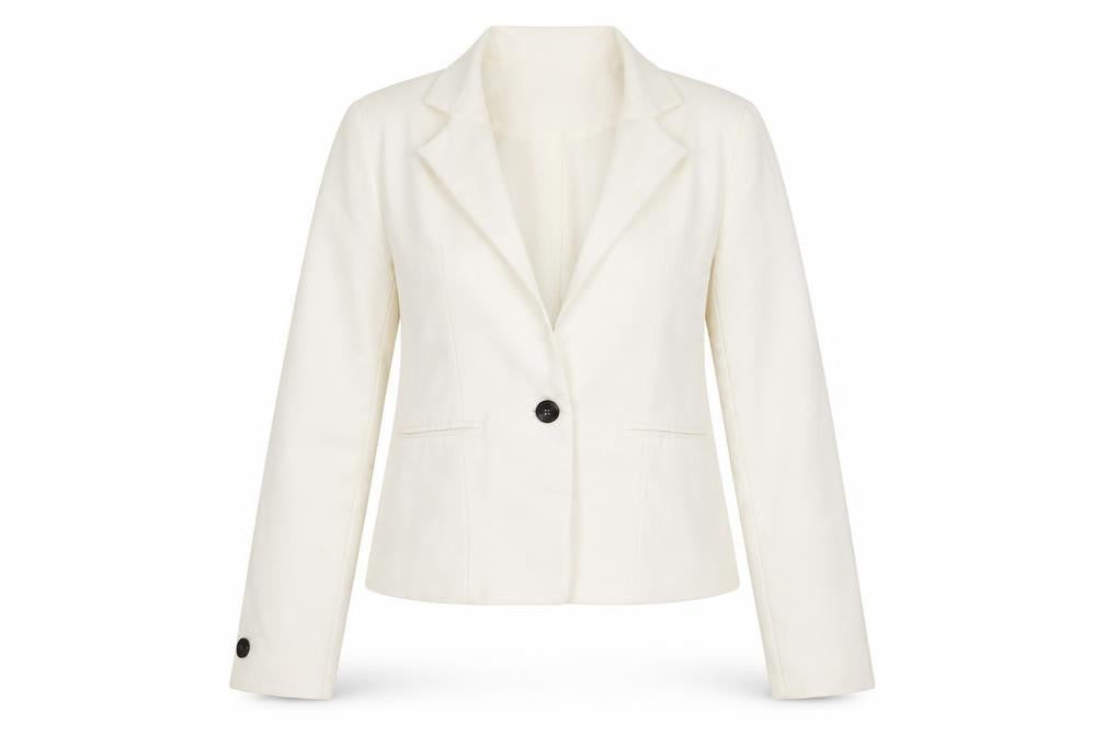Womens UK Size 6 Primark Regular White Blazer