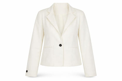 Womens UK Size 6 Primark Regular White Blazer