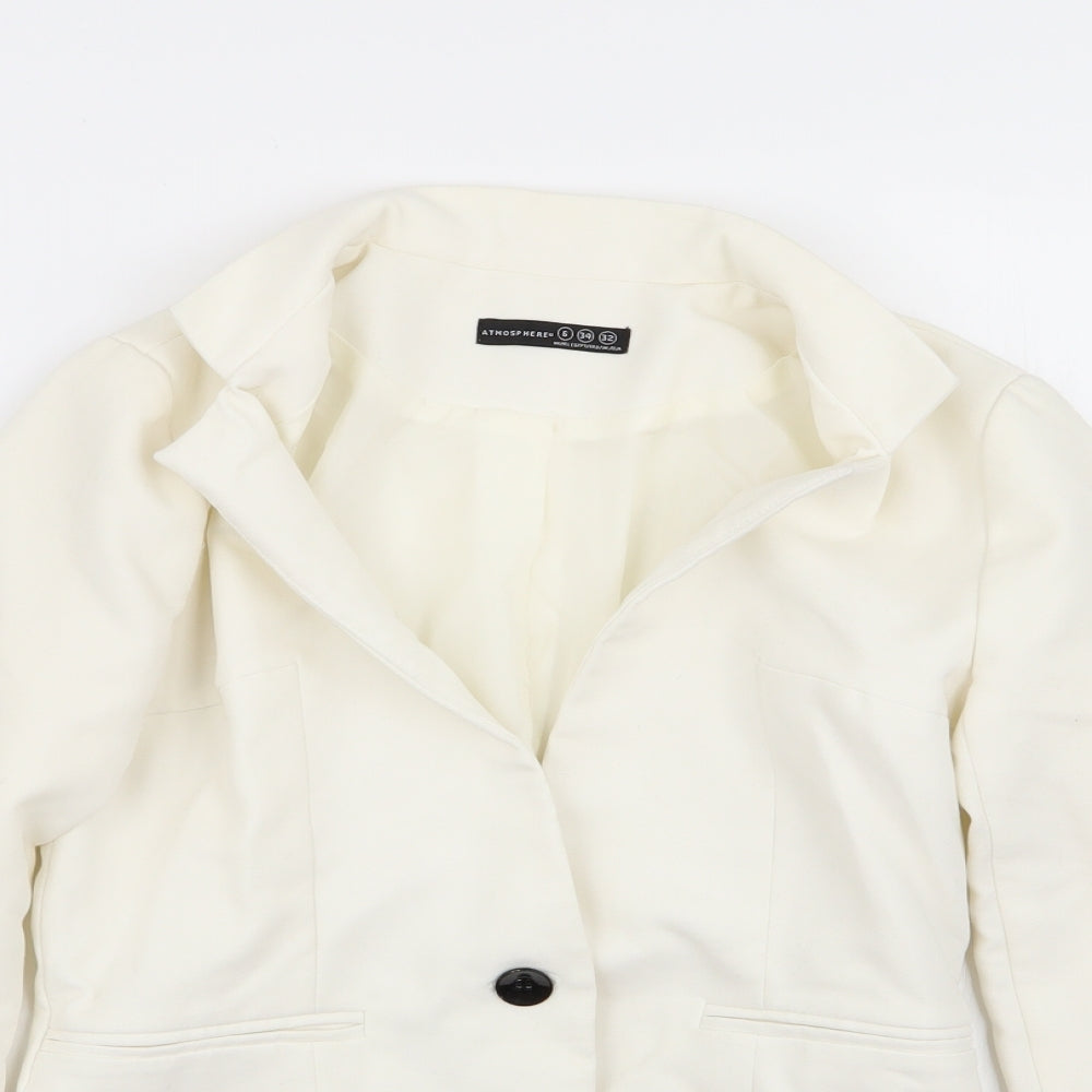 Primark Womens White   Jacket Blazer Size 6