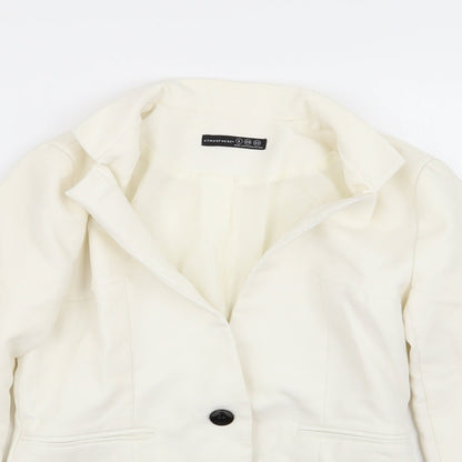 Primark Womens White   Jacket Blazer Size 6