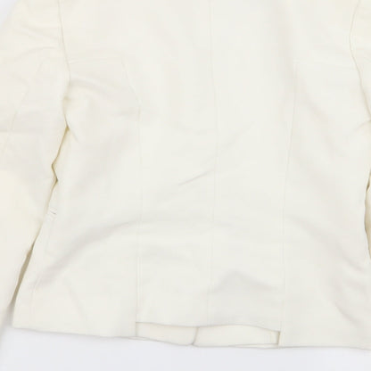 Primark Womens White   Jacket Blazer Size 6