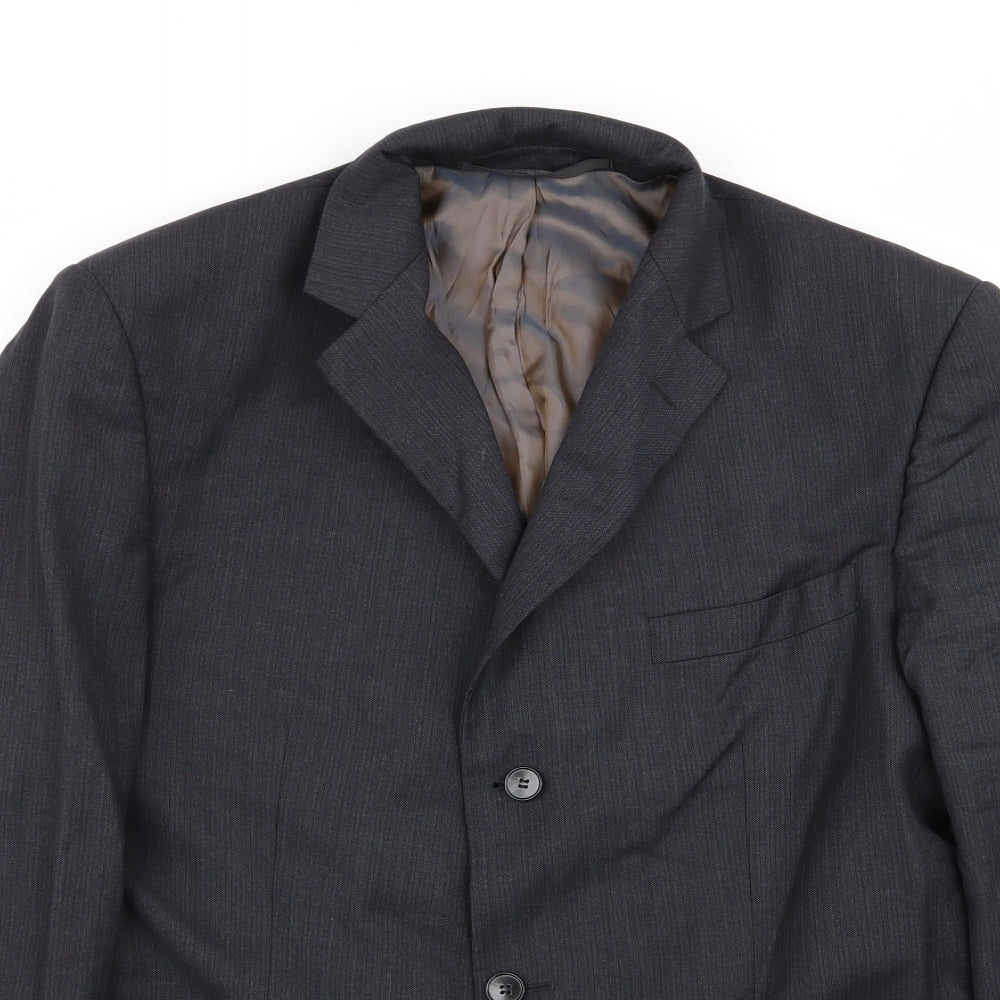 Mens UK Size 40 M&S Regular Grey Suit Jacket