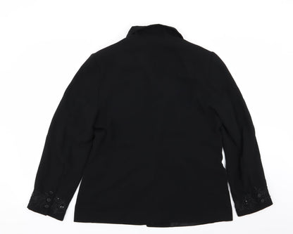Mosaic Womens Black   Jacket Blazer Size 10