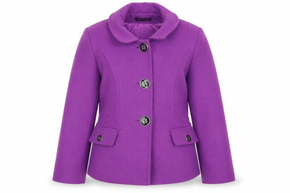 Womens UK Size 14 Debenhams Purple Overcoat
