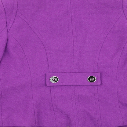 Womens UK Size 14 Debenhams Purple Overcoat