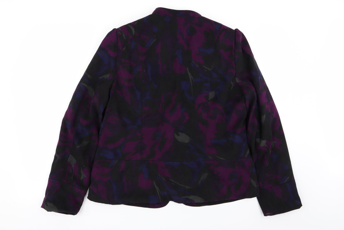 EWM Womens Multicoloured Camouflage  Jacket Blazer Size 16