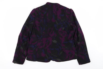 EWM Womens Multicoloured Camouflage  Jacket Blazer Size 16