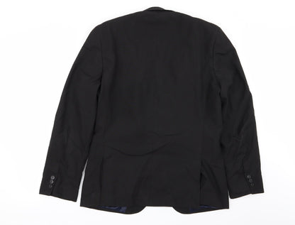 Mens UK Size 40 NEXT Regular Black Suit Jacket