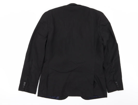 Mens UK Size 40 NEXT Regular Black Suit Jacket